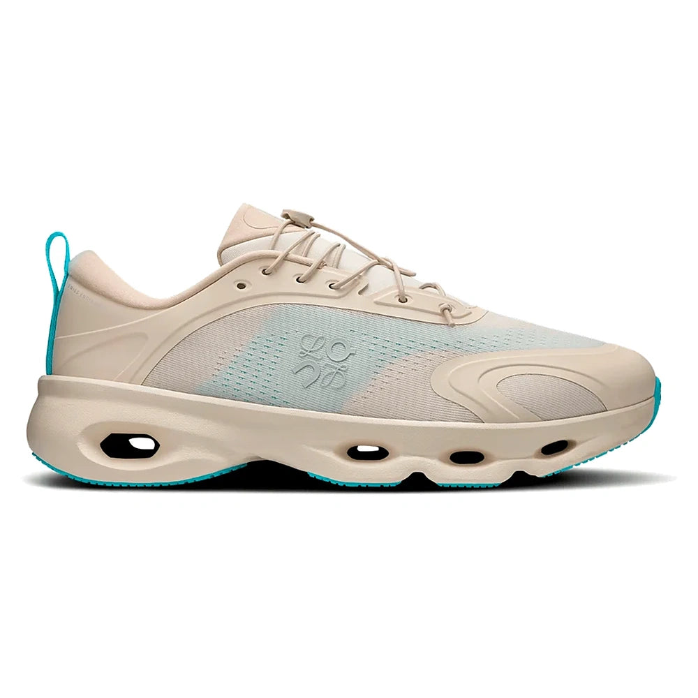 Tênis On Running Cloudsolo Loewe Sand Turquoise Bege