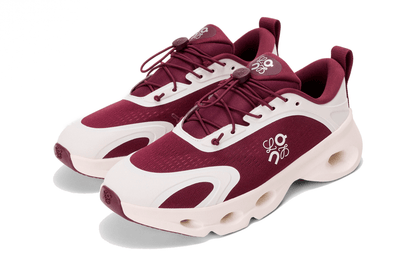 Tênis On Running Cloudsolo Loewe Burgundy Eggshell Bordô