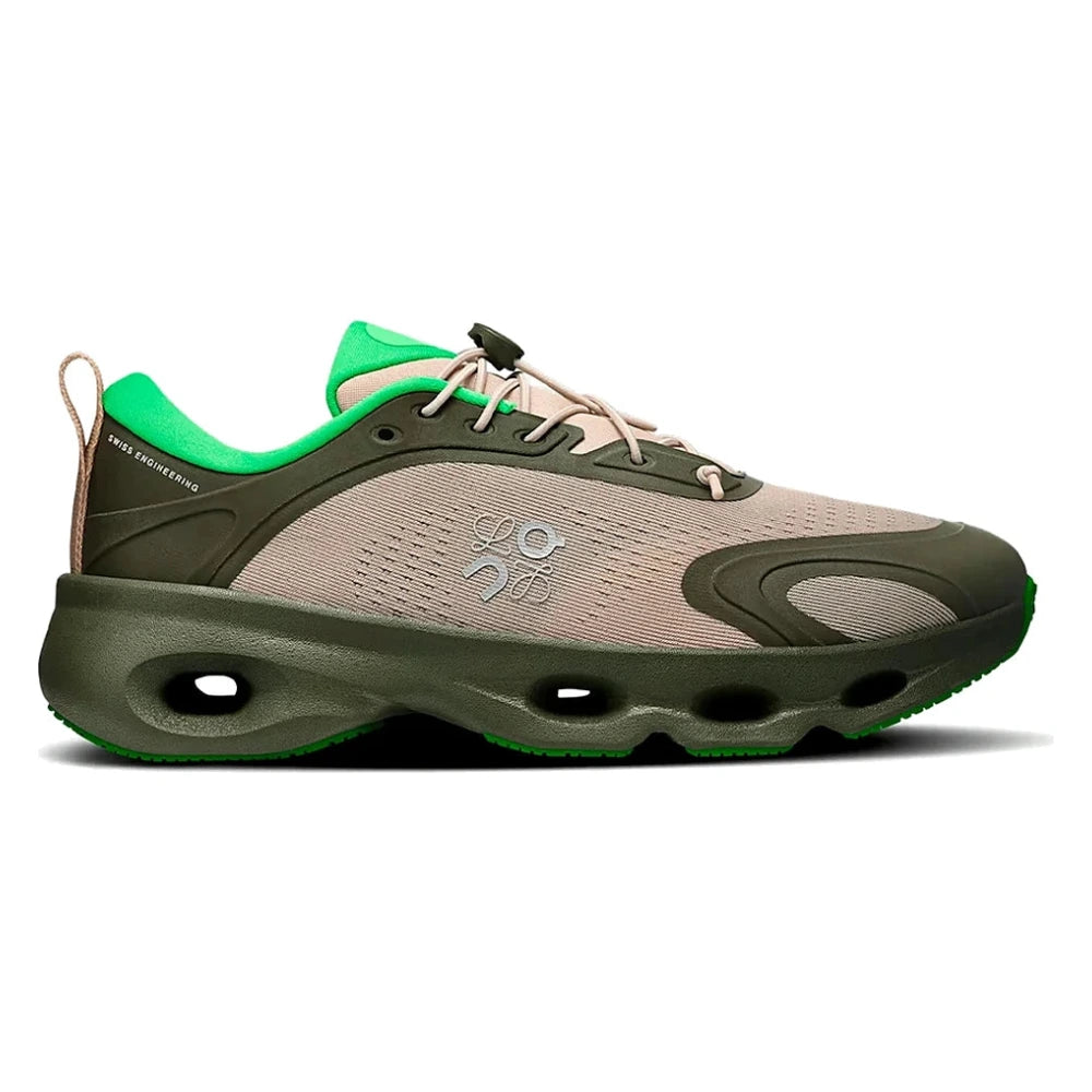 Tênis On Running Cloudsolo Loewe Khaki Green Sand Verde