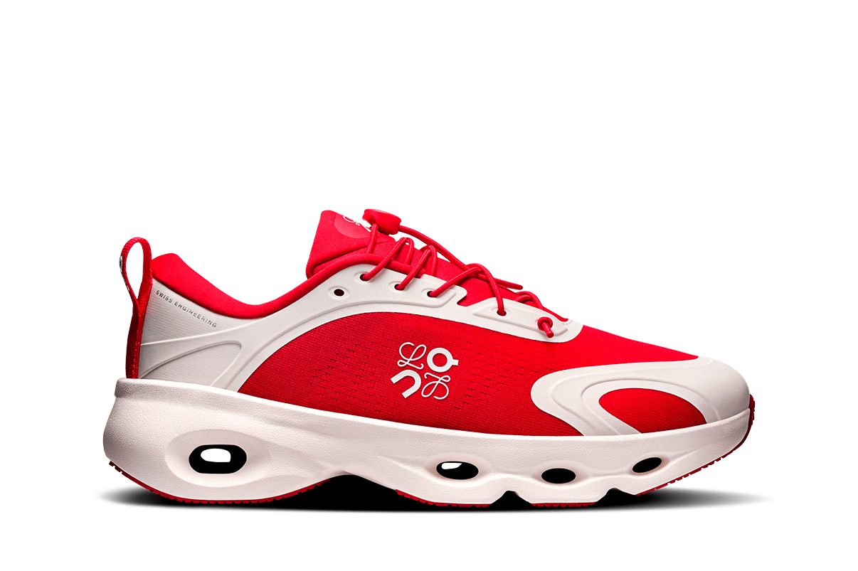 Tênis On Running Cloudsolo Loewe Red Eggshell Vermelho
