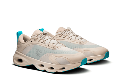Tênis On Running Cloudsolo Loewe Sand Turquoise Bege