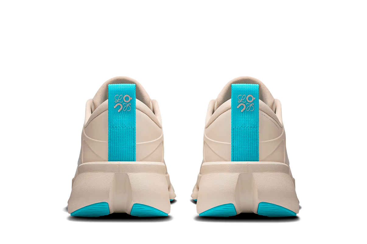 Tênis On Running Cloudsolo Loewe Sand Turquoise Bege