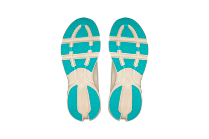 Tênis On Running Cloudsolo Loewe Sand Turquoise Bege