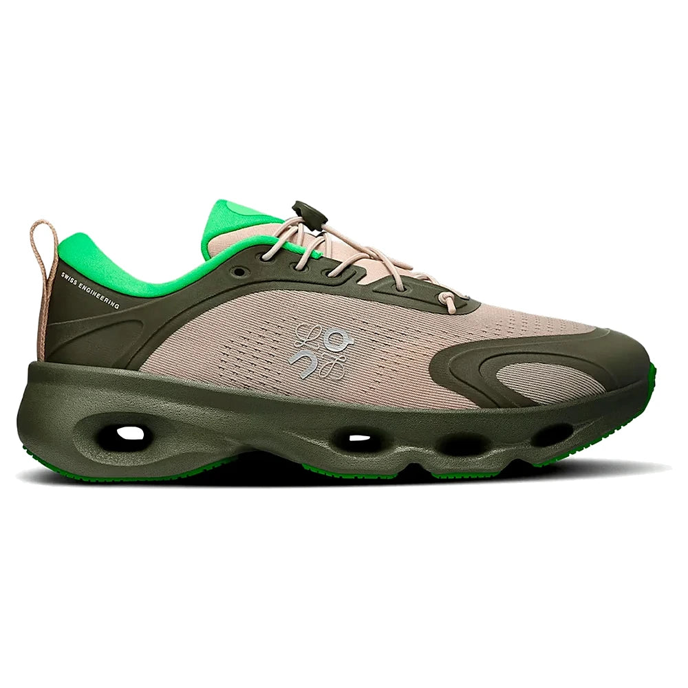 Tênis On Running Cloudsolo Loewe Khaki Green Sand Verde