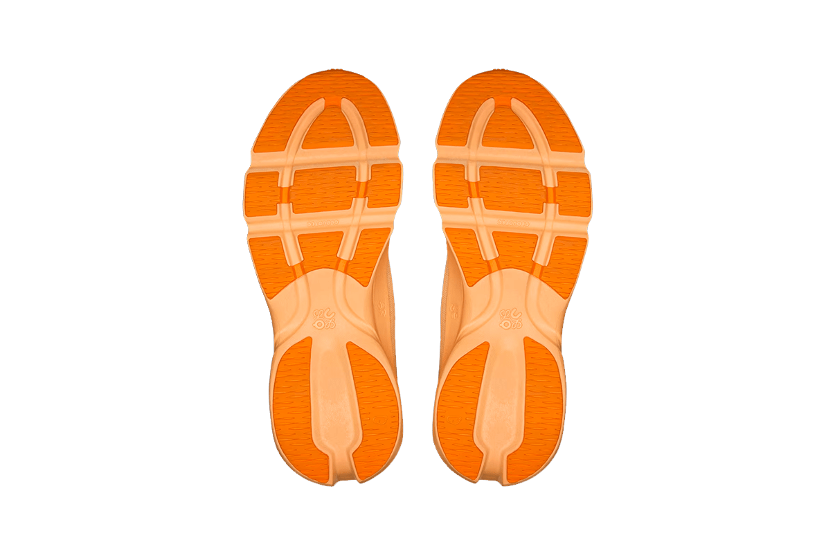 Tênis On Running Cloudsolo Loewe White Orange Laranja