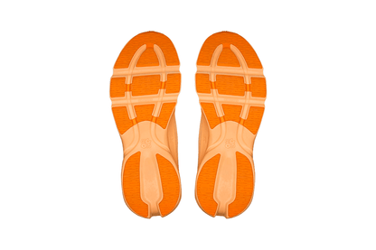 Tênis On Running Cloudsolo Loewe White Orange Laranja