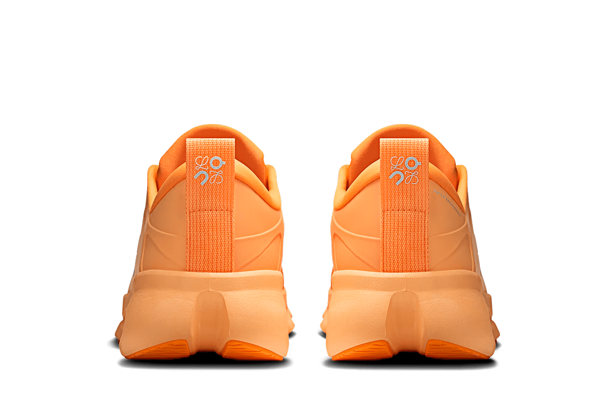 Tênis On Running Cloudsolo Loewe White Orange Laranja