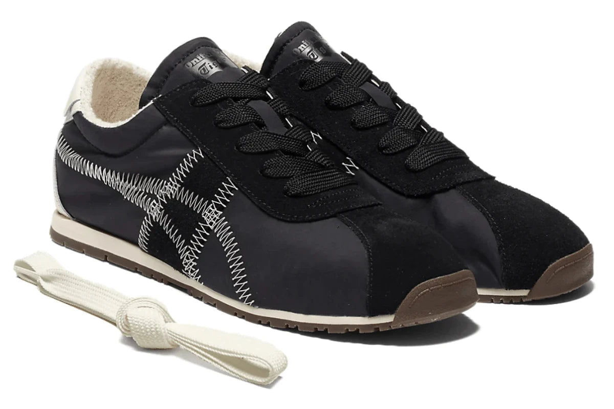 Tênis Onitsuka Tiger Corsair A55 Black Cream Preto - foto 5