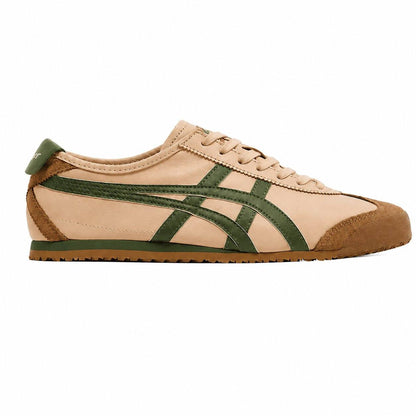 Tênis Onitsuka Tiger Mexico 66 Beige Grass Green Marrom