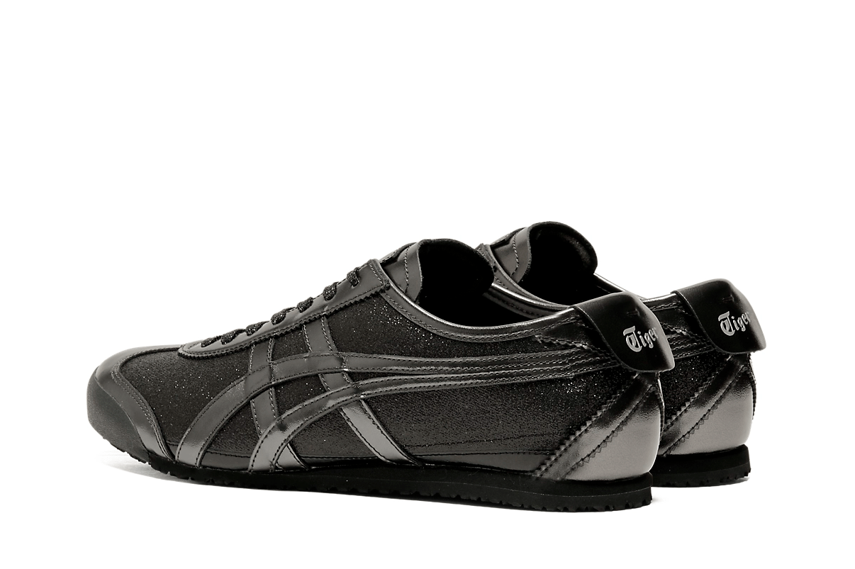 Tênis Onitsuka Tiger Mexico 66 Glitter Pack Black Gunmetal Preto
