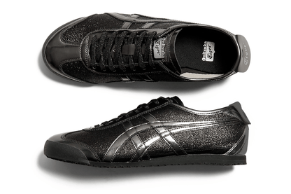 Tênis Onitsuka Tiger Mexico 66 Glitter Pack Black Gunmetal Preto