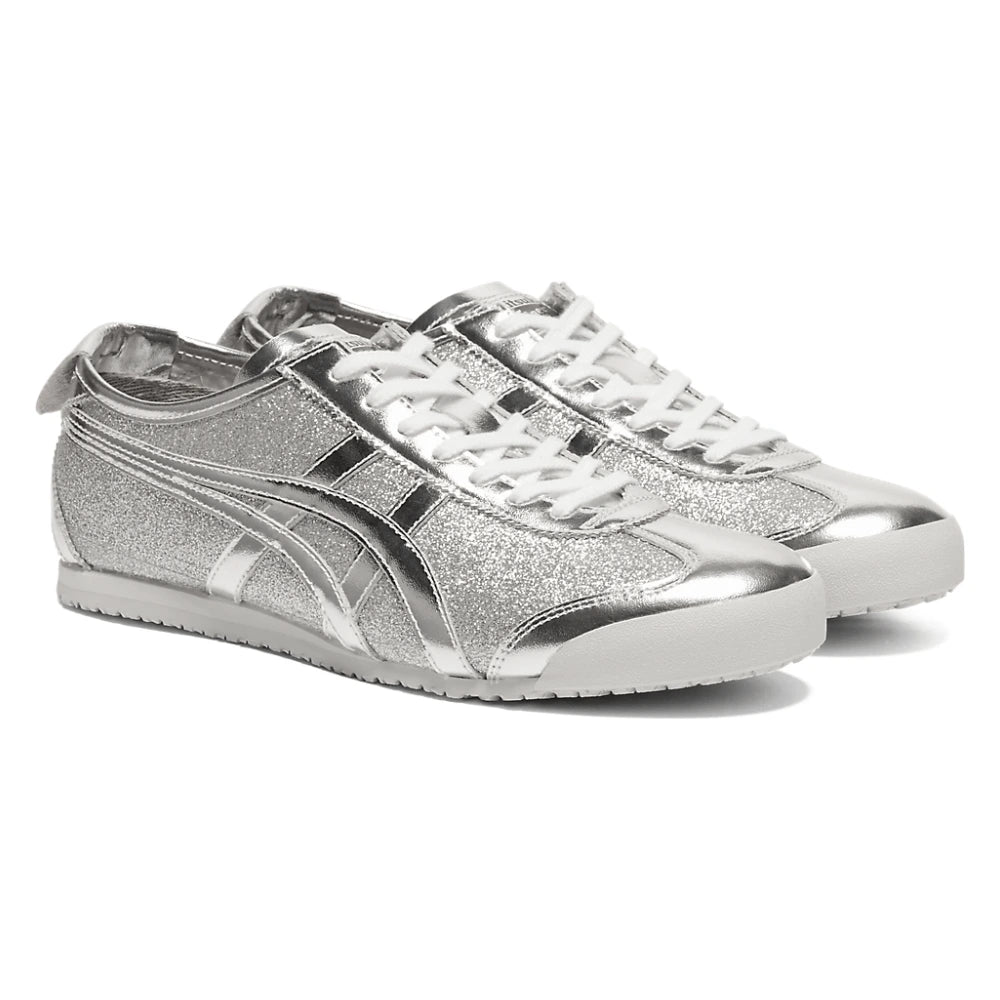 Tênis Onitsuka Tiger Mexico 66 Glitter Pack Pure Silver Prateado - foto 3
