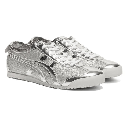 Tênis Onitsuka Tiger Mexico 66 Glitter Pack Pure Silver Prateado - foto 3