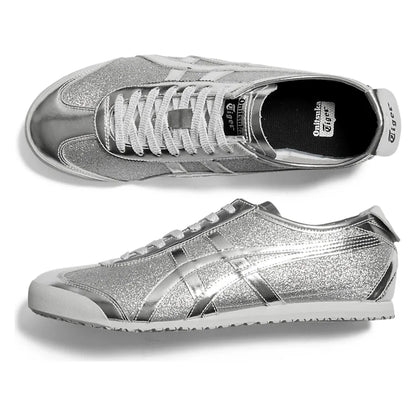 Tênis Onitsuka Tiger Mexico 66 Glitter Pack Pure Silver Prateado - foto 4