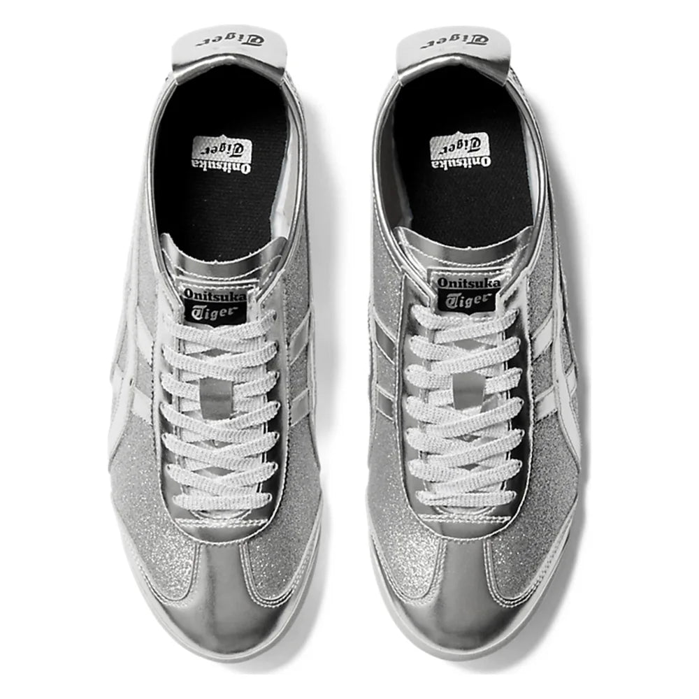 Tênis Onitsuka Tiger Mexico 66 Glitter Pack Pure Silver Prateado - foto 8