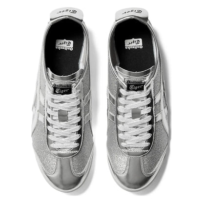 Tênis Onitsuka Tiger Mexico 66 Glitter Pack Pure Silver Prateado - foto 8