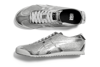 Tênis Onitsuka Tiger Mexico 66 Glitter Pack Pure Silver Prateado