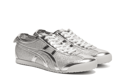 Tênis Onitsuka Tiger Mexico 66 Glitter Pack Pure Silver Prateado