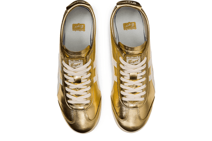 Tênis Onitsuka Tiger Mexico 66 Gold White Dourado