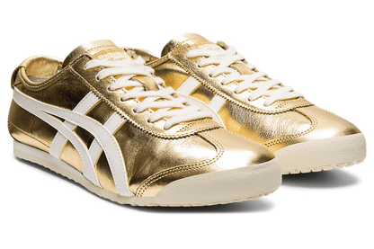 Tênis Onitsuka Tiger Mexico 66 Gold White Dourado