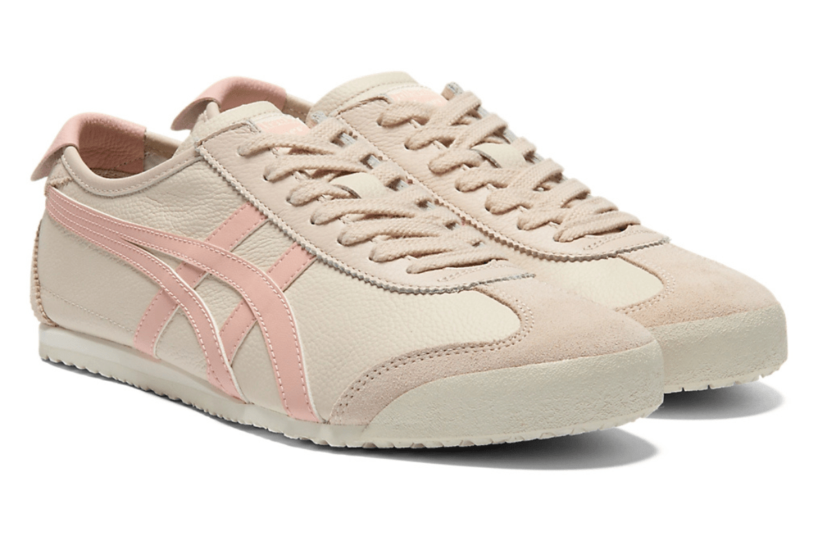 Tênis Onitsuka Tiger Mexico 66 Oatmeal Ginger Peach Rosa