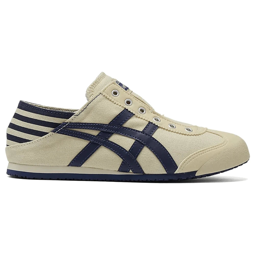 Tênis Onitsuka Tiger Mexico 66 Paraty Natural Navy Bege
