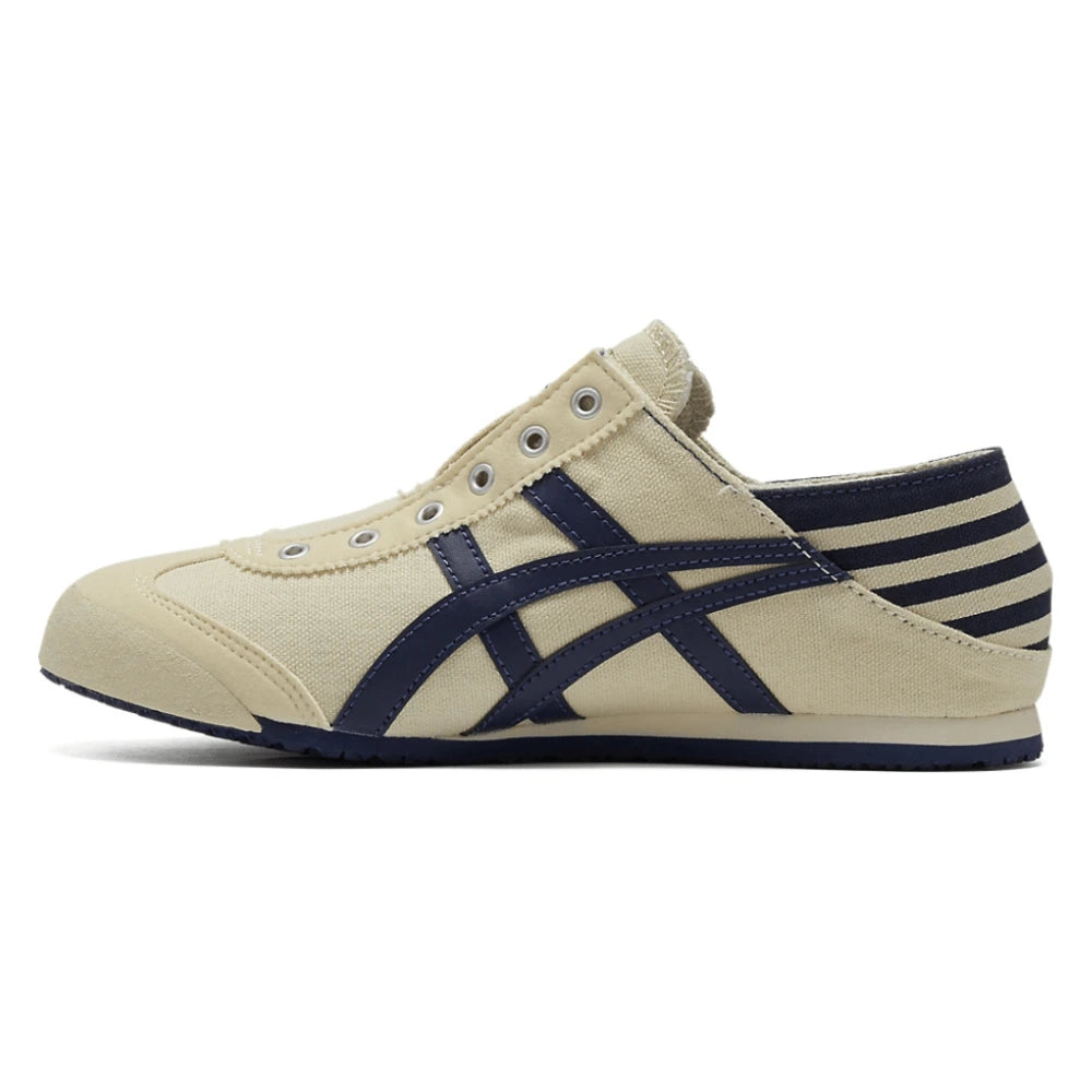 Tênis Onitsuka Tiger Mexico 66 Paraty Natural Navy Bege - foto 2