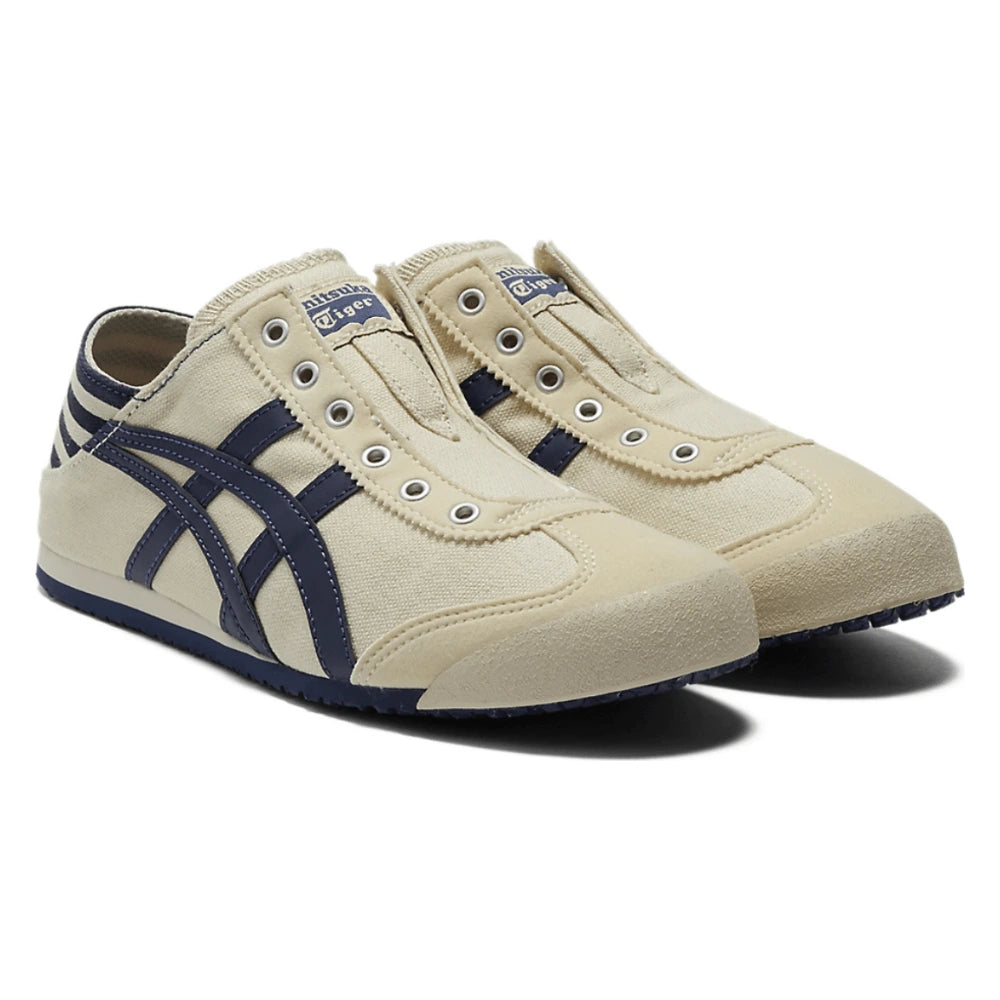 Tênis Onitsuka Tiger Mexico 66 Paraty Natural Navy Bege - foto 4