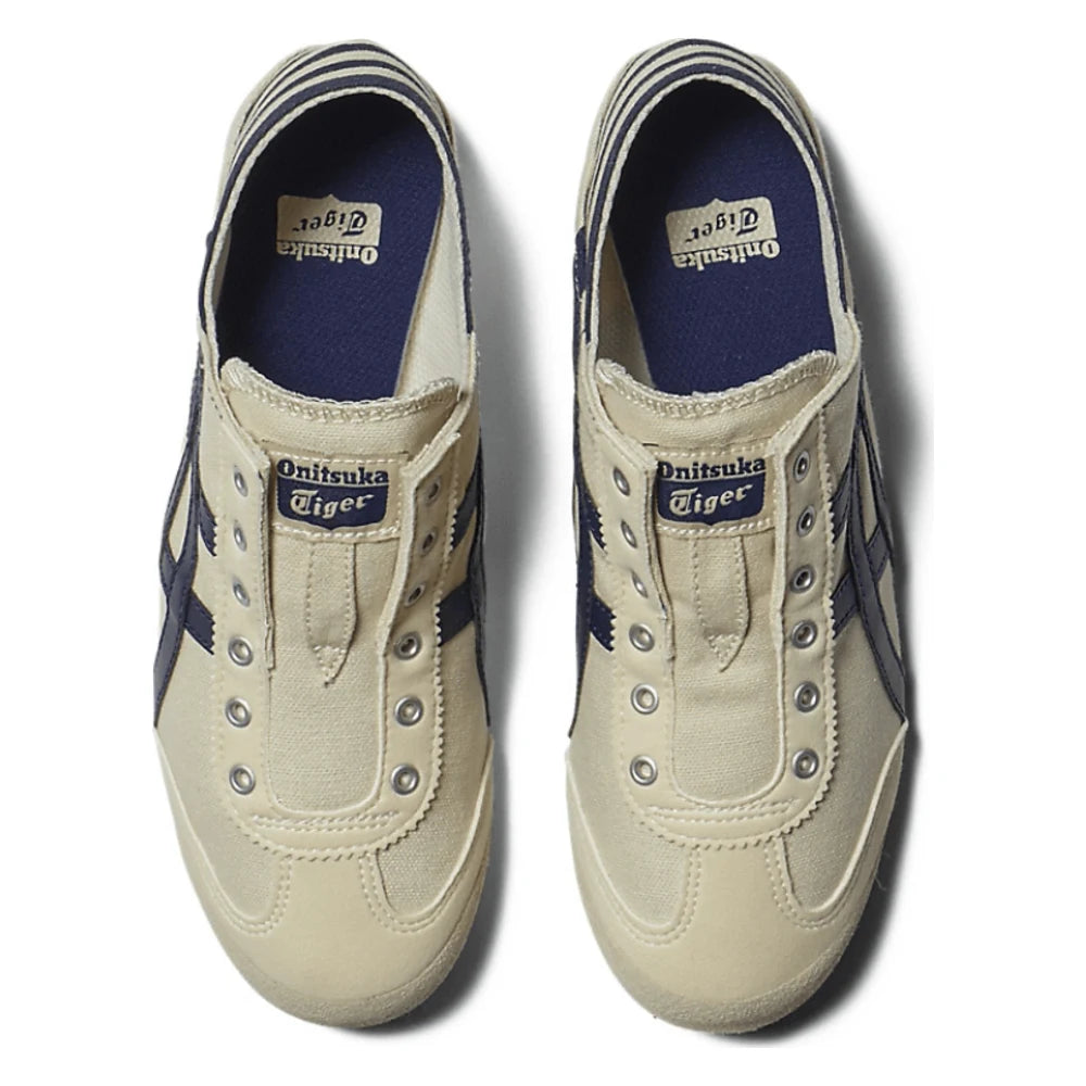 Tênis Onitsuka Tiger Mexico 66 Paraty Natural Navy Bege - foto 6