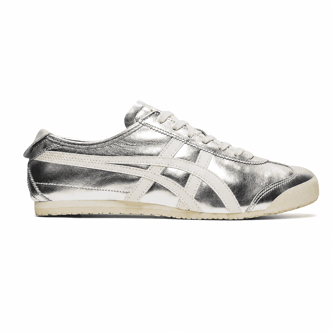 Tênis Onitsuka Tiger Mexico 66 Chrome Silver Prata
