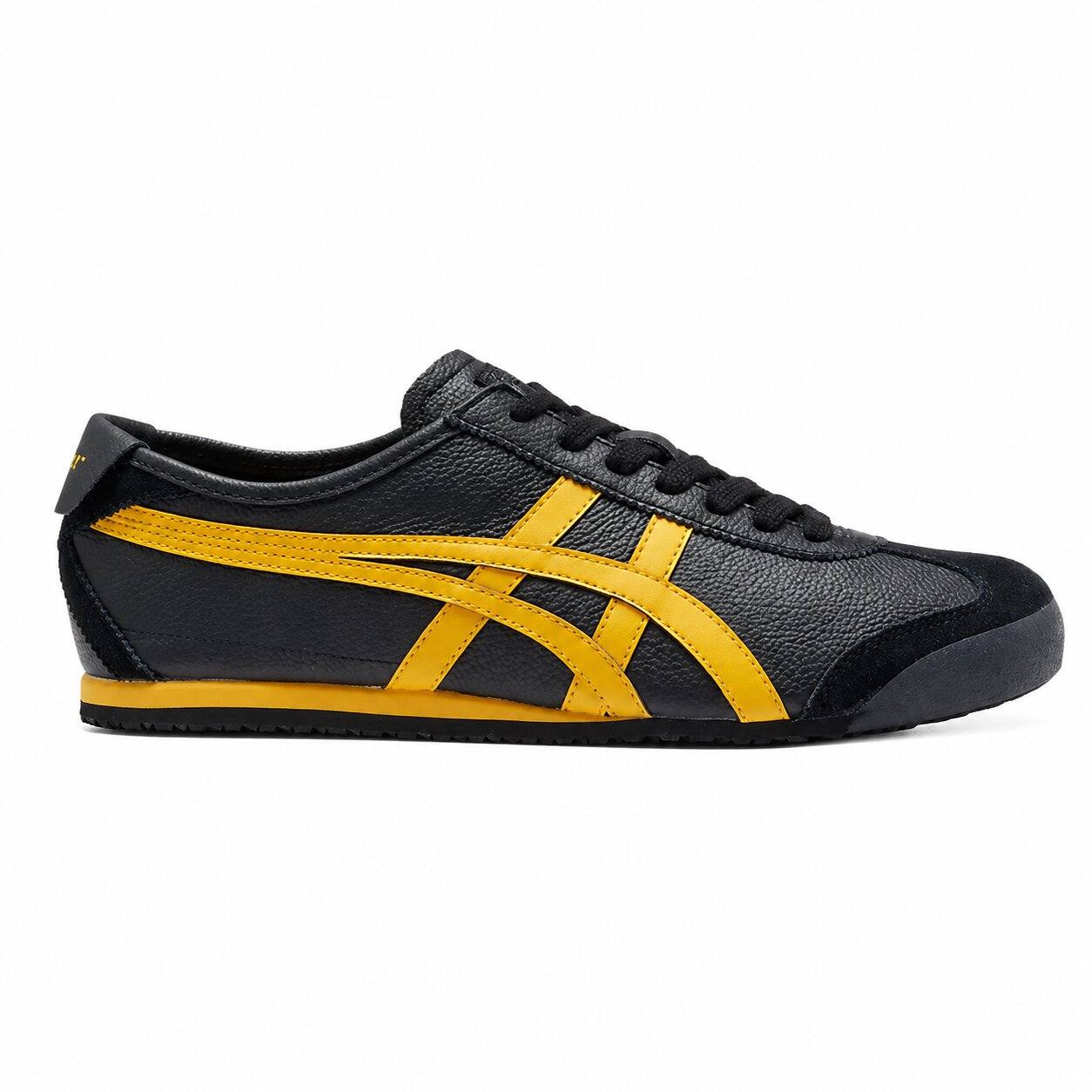 Tênis Onitsuka Tiger Mexico 66 Black Yellow Preto
