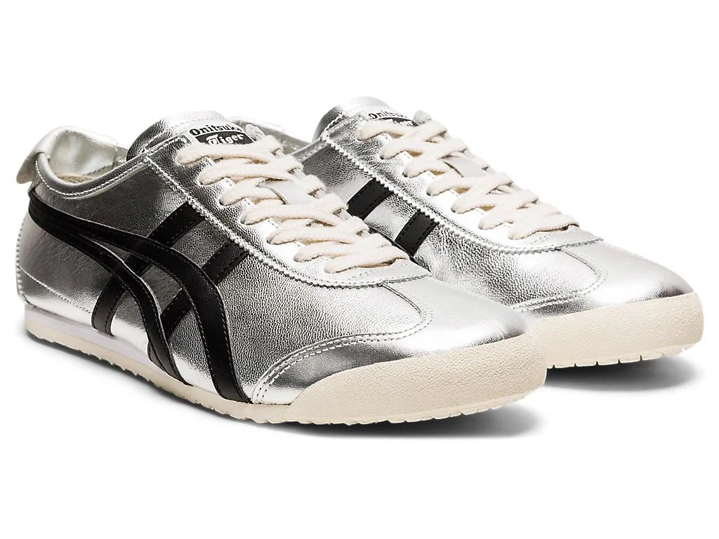 Tênis Onitsuka Tiger Mexico 66 Pure Silver Black Cinza