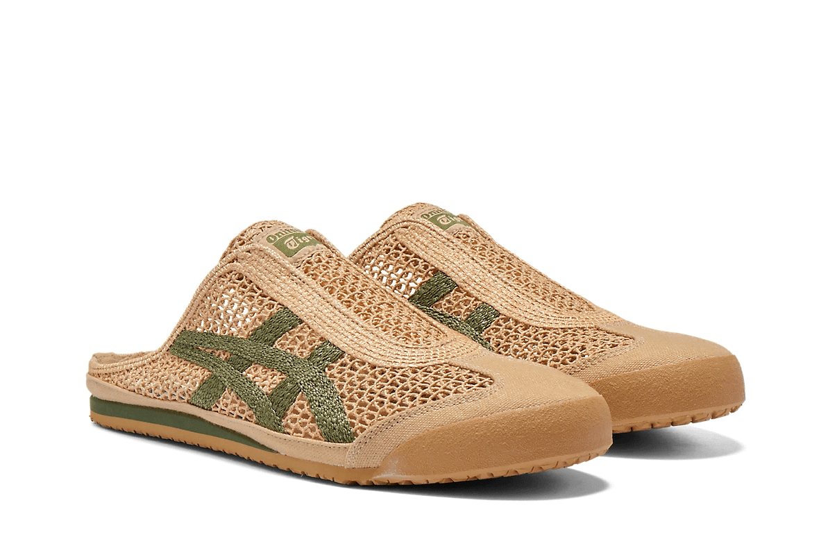 Tênis Onitsuka Tiger Mexico 66 Sabot Beige Green Bege
