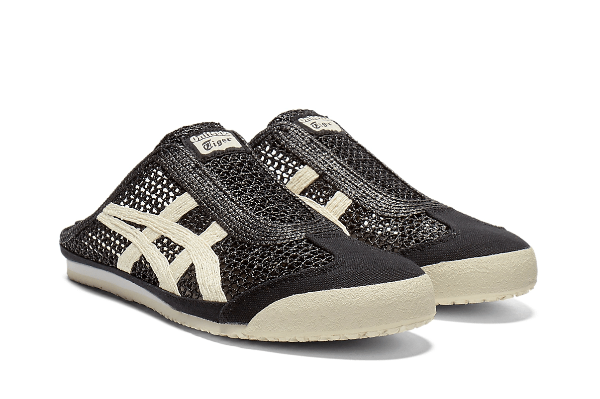 Tênis Onitsuka Tiger Mexico 66 Sabot Black Cream Preto