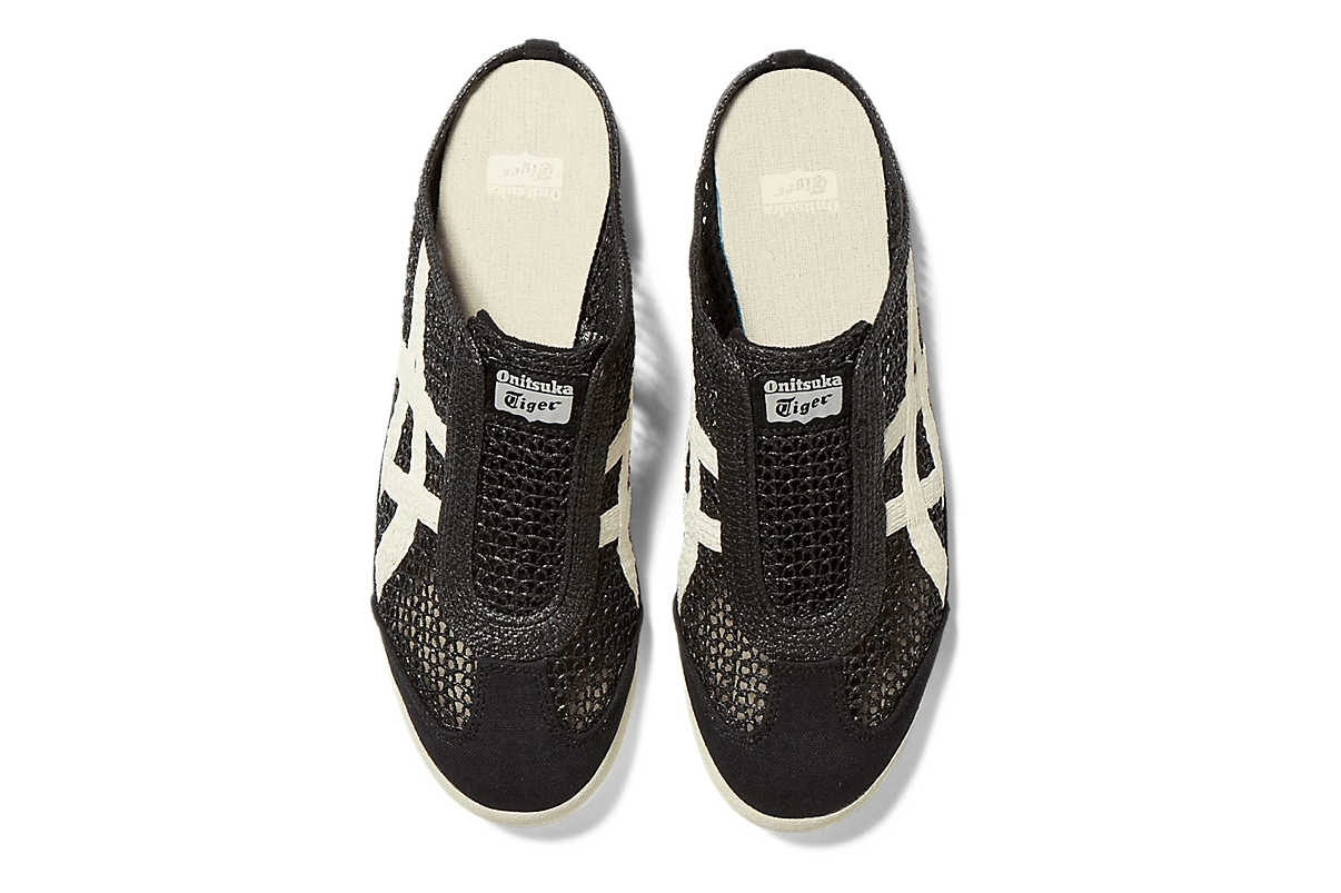 Tênis Onitsuka Tiger Mexico 66 Sabot Black Cream Preto