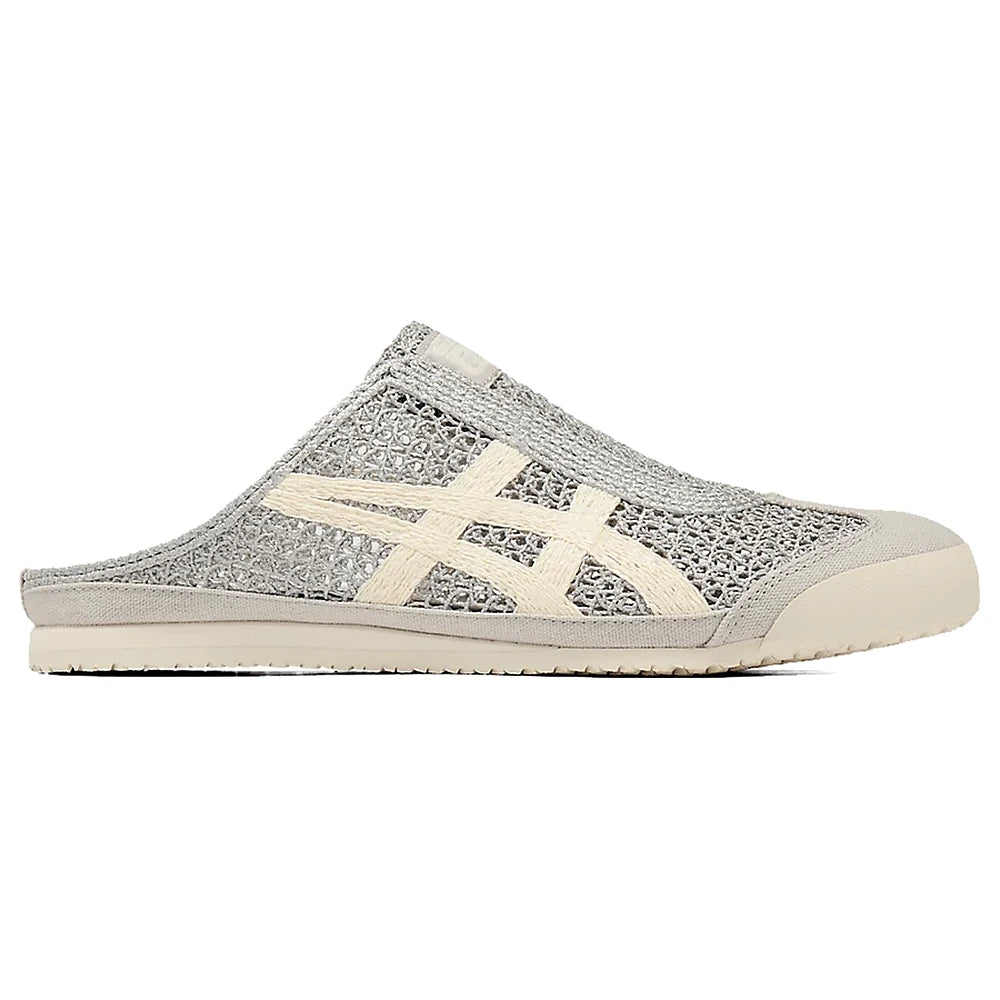 Tênis Onitsuka Tiger Mexico 66 Sabot Pure Silver Cream Cinza
