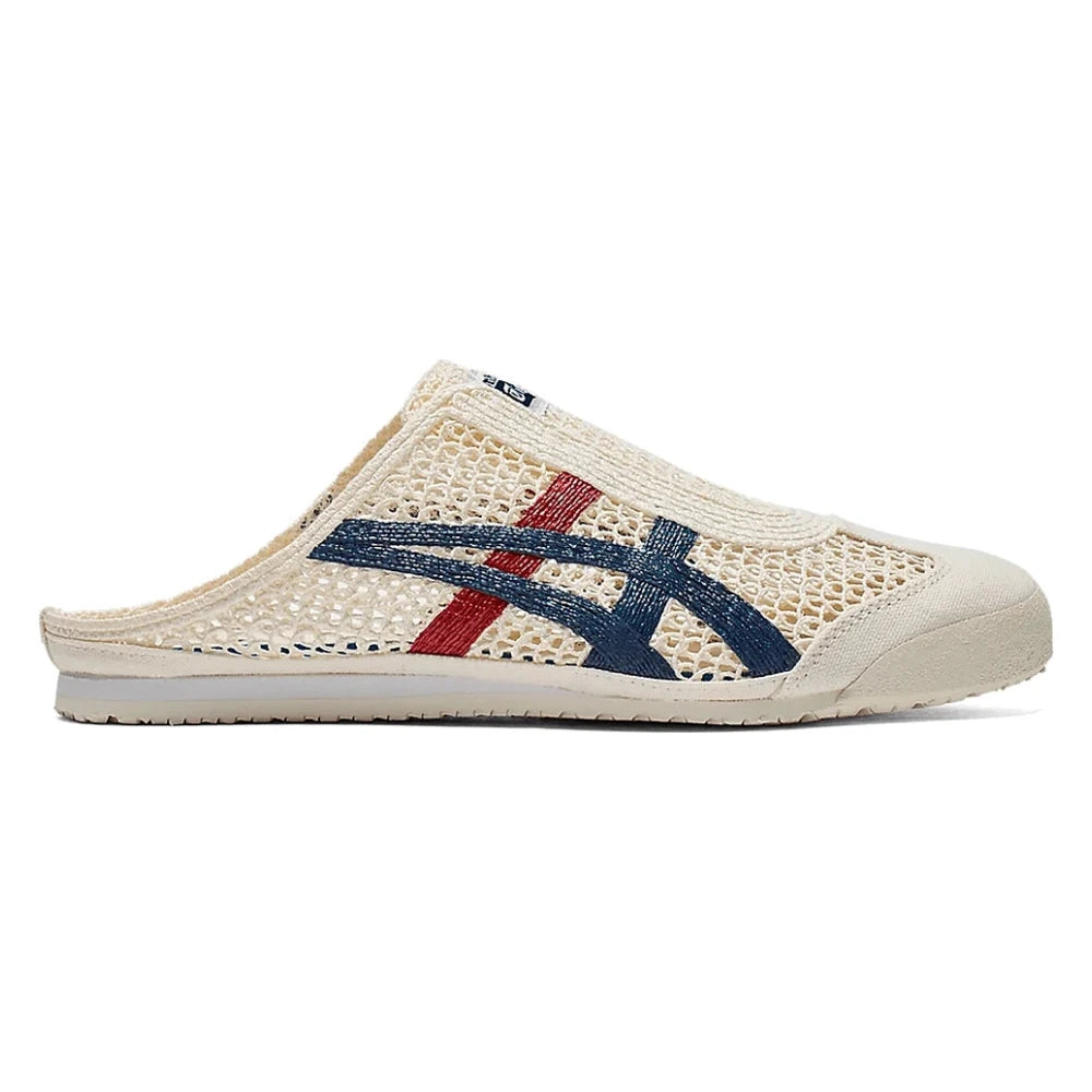 Tênis Onitsuka Tiger Mexico 66 Sabot Cream Mako Blue Bege