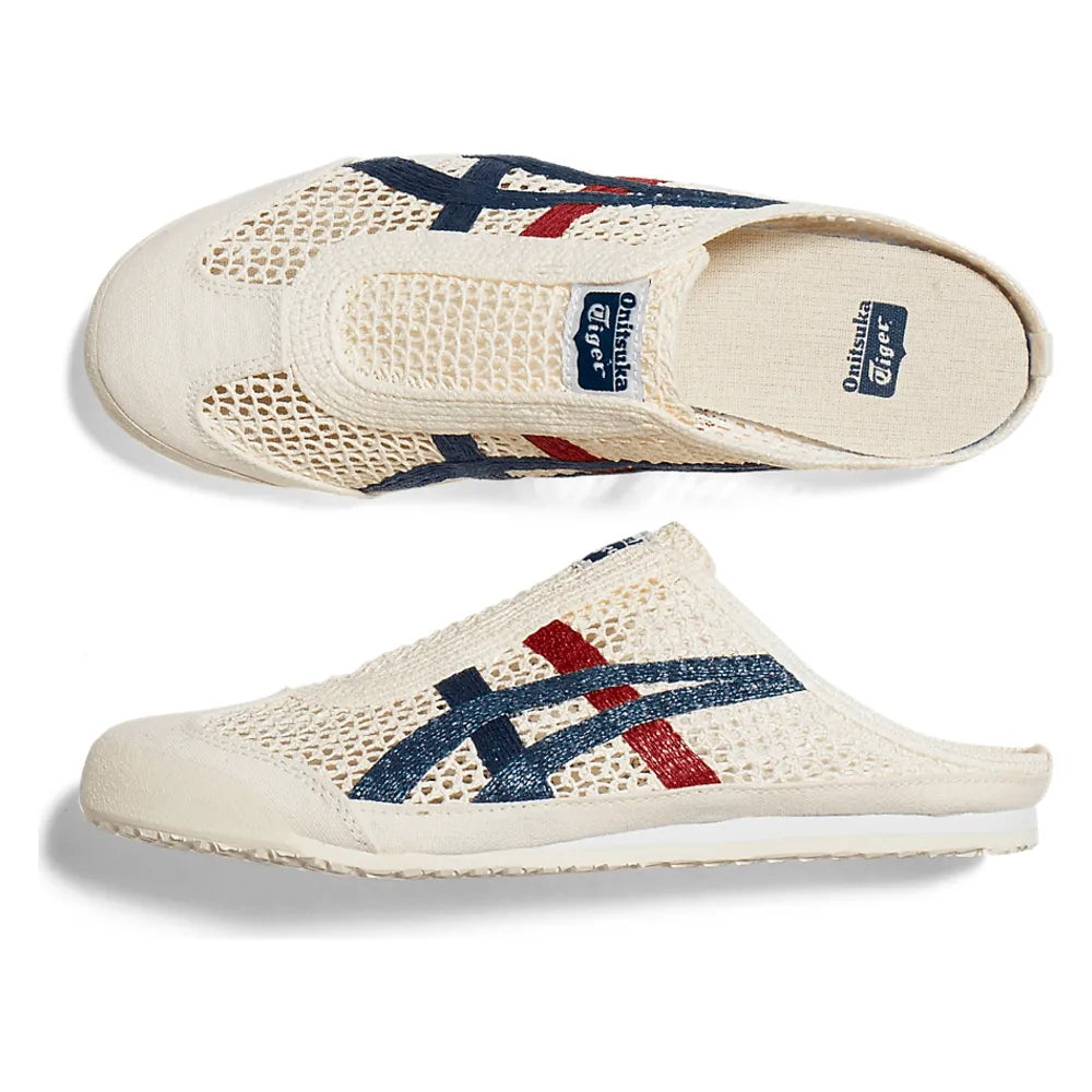 Tênis Onitsuka Tiger Mexico 66 Sabot Cream Mako Blue Bege - foto 6