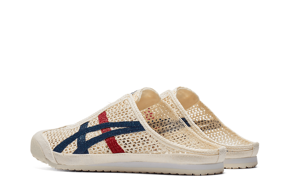 Tênis Onitsuka Tiger Mexico 66 Sabot Cream Mako Blue Bege