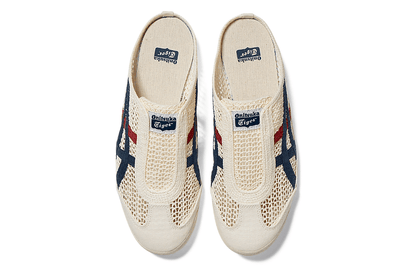 Tênis Onitsuka Tiger Mexico 66 Sabot Cream Mako Blue Bege