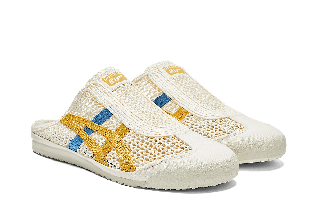 Tênis Onitsuka Tiger Mexico 66 Sabot Cream Mustard Bege