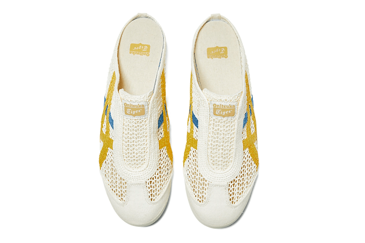 Tênis Onitsuka Tiger Mexico 66 Sabot Cream Mustard Bege