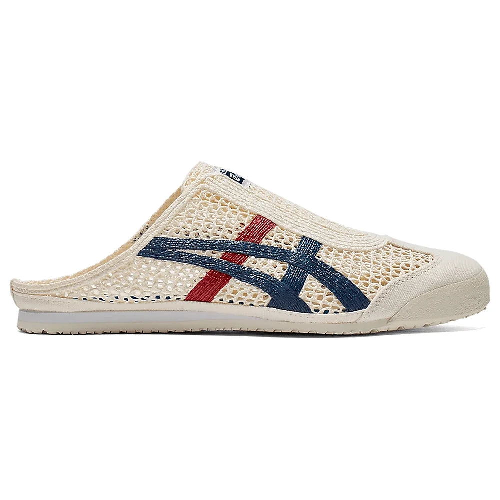 Tênis Onitsuka Tiger Mexico 66 Sabot Cream Mako Blue Bege