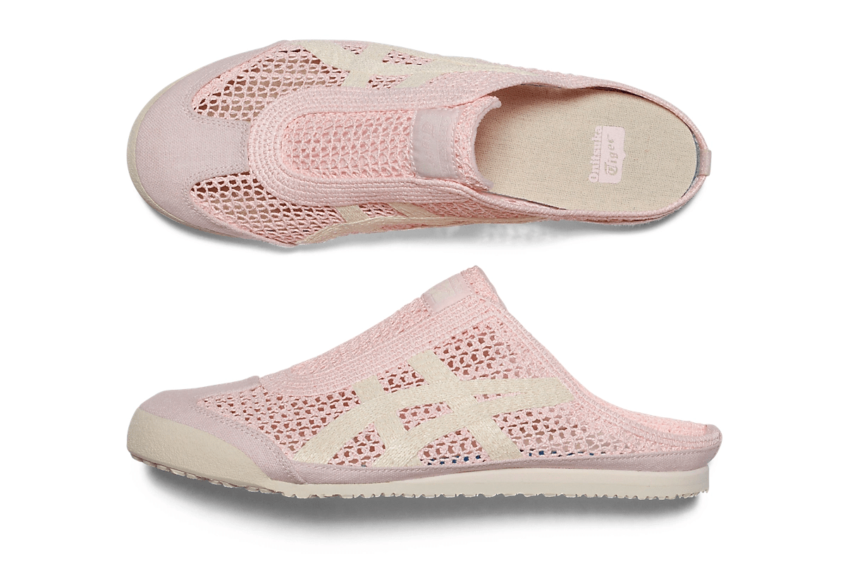 Tênis Onitsuka Tiger Mexico 66 Sabot Crystal Pink Cream Rosa