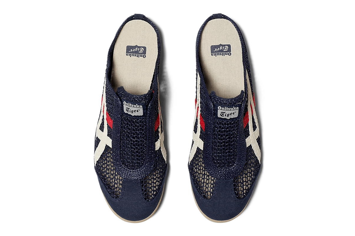 Tênis Onitsuka Tiger Mexico 66 Sabot Iron Navy Cream Azul