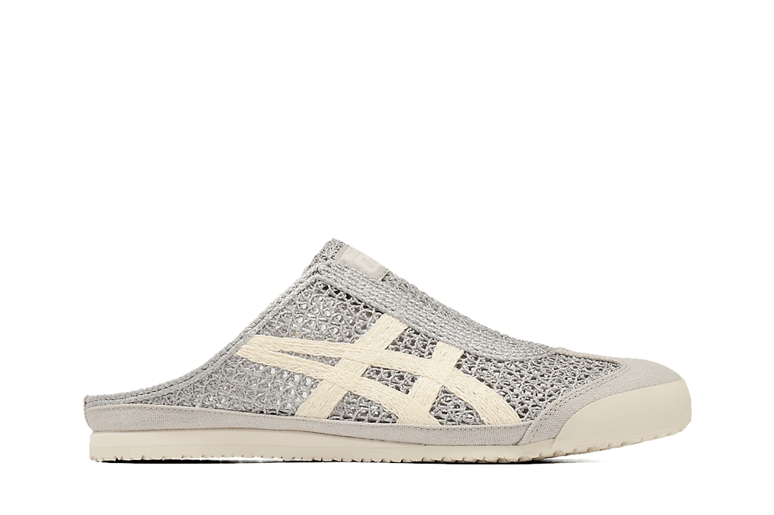 Tênis Onitsuka Tiger Mexico 66 Sabot Pure Silver Cream Cinza