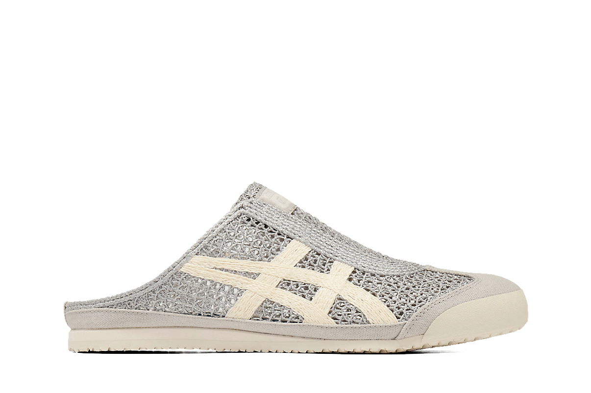 Tênis Onitsuka Tiger Mexico 66 Sabot Pure Silver Cream Cinza