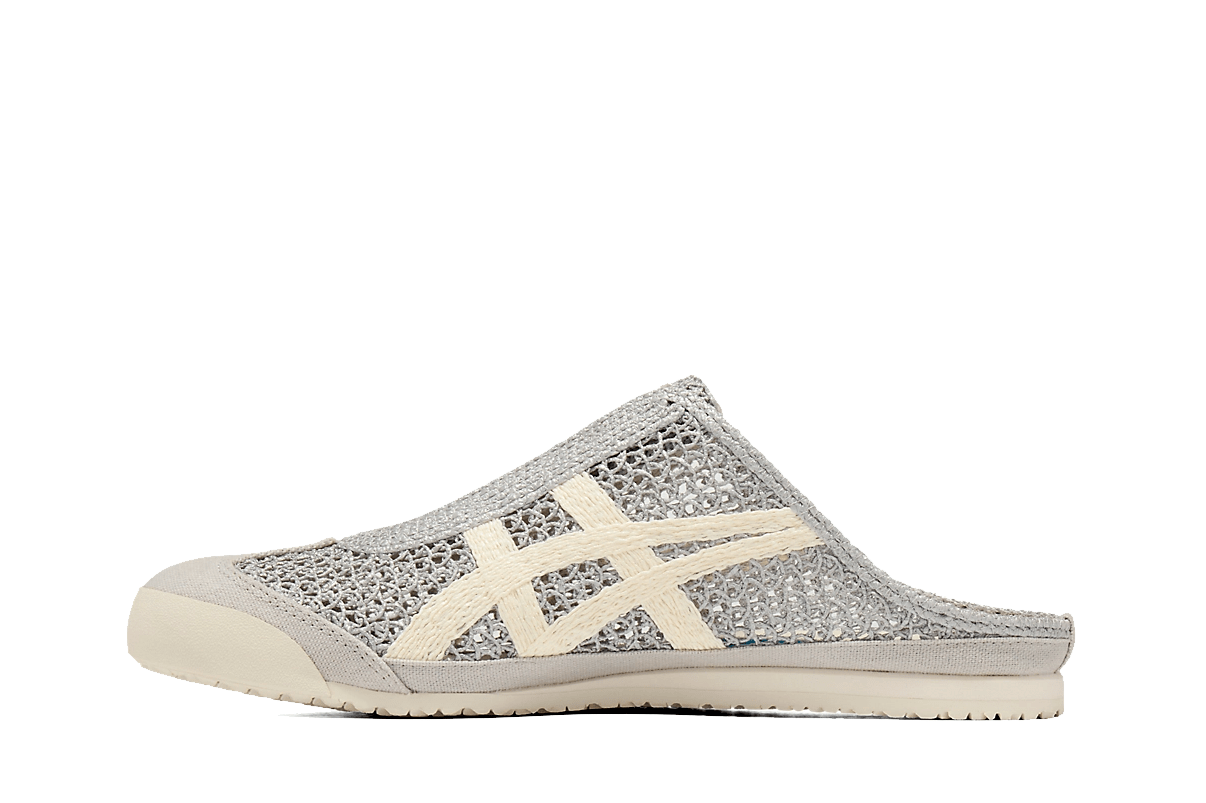 Tênis Onitsuka Tiger Mexico 66 Sabot Pure Silver Cream Cinza