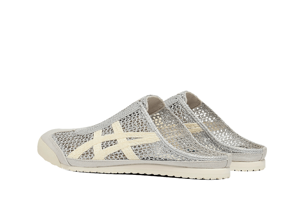 Tênis Onitsuka Tiger Mexico 66 Sabot Pure Silver Cream Cinza