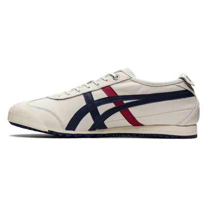 Tênis Onitsuka Tiger Mexico 66 SD Cream Peacoat Navy Red Bege - foto 2